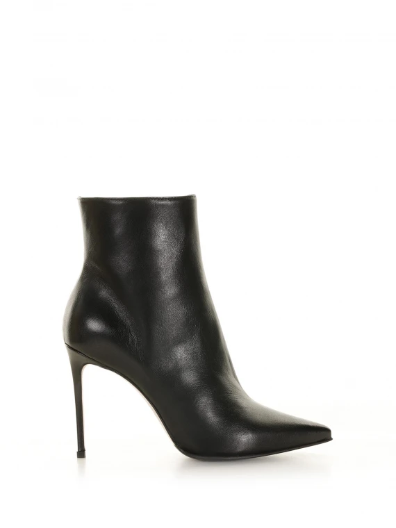 Eva ankle boot in black nappa