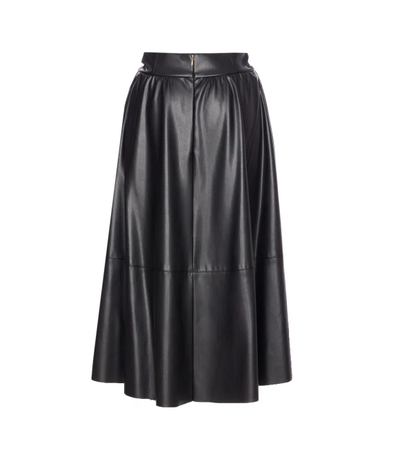FAUX LEATHER SKIRT