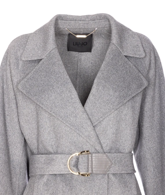 WOOL COAT WITH BELT