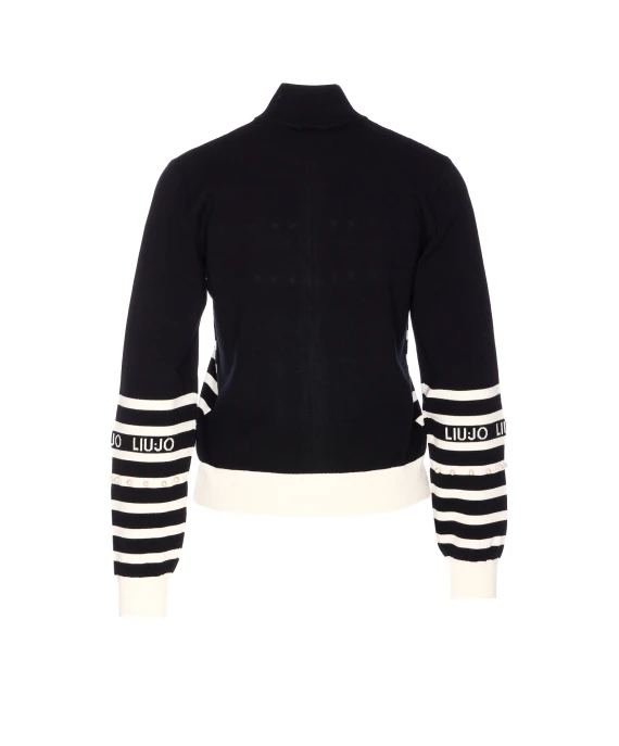 LOGO ZIP SWEATER