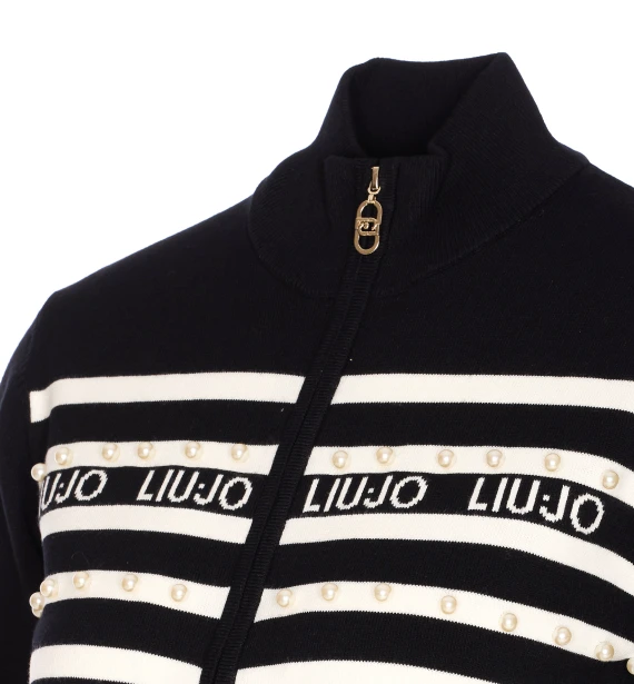 LOGO ZIP SWEATER