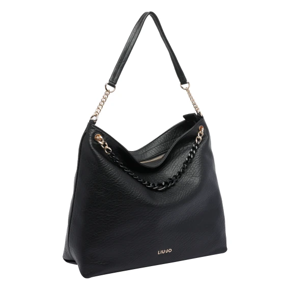 MEDIUM LOGO HOBO BAG