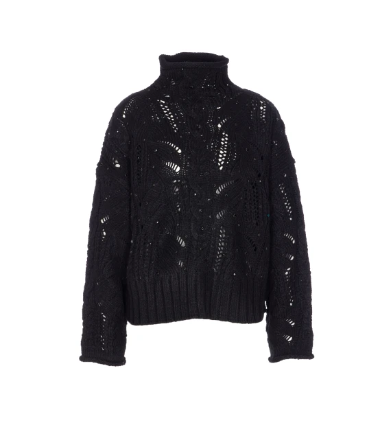 TURTLENECK WITH JEWEL STONES