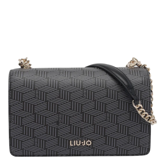 Deep Brown Logo Crossbody Bag