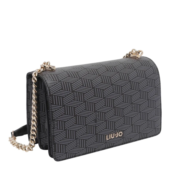Deep Brown Logo Crossbody Bag