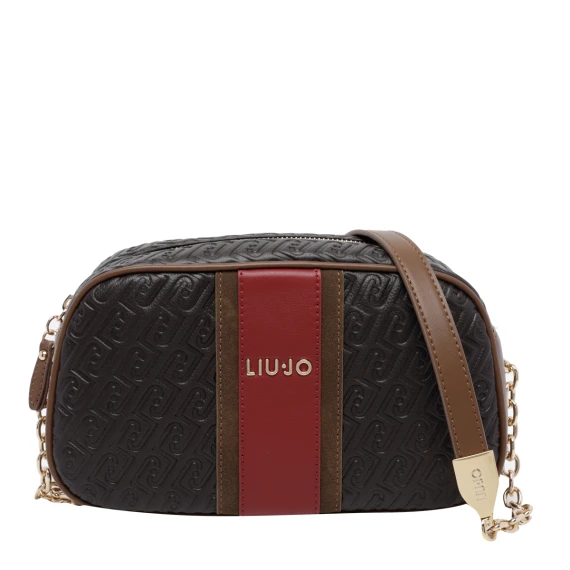 Borsa a tracolla marrone scuro