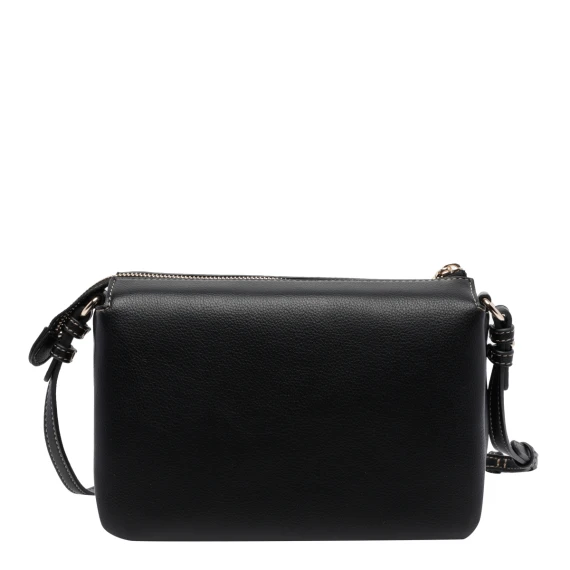 Borsa a tracolla nera con logo Liu Jo