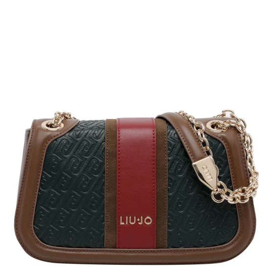Borsa a tracolla marrone scuro