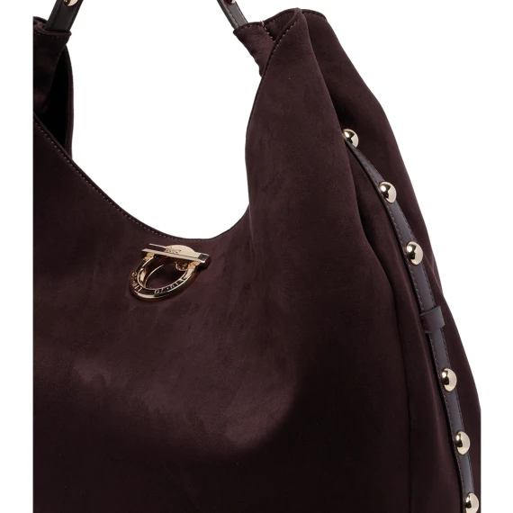 Borsa hobo bordeaux scuro Liu Jo