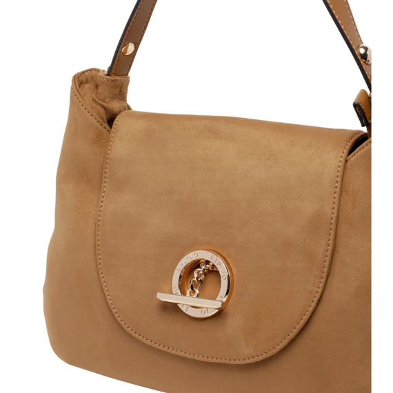 Beige flap bag Liu Jo