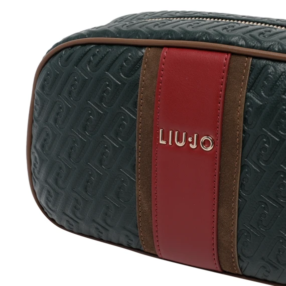 Borsa a tracolla marrone e verde scuro Liu Jo