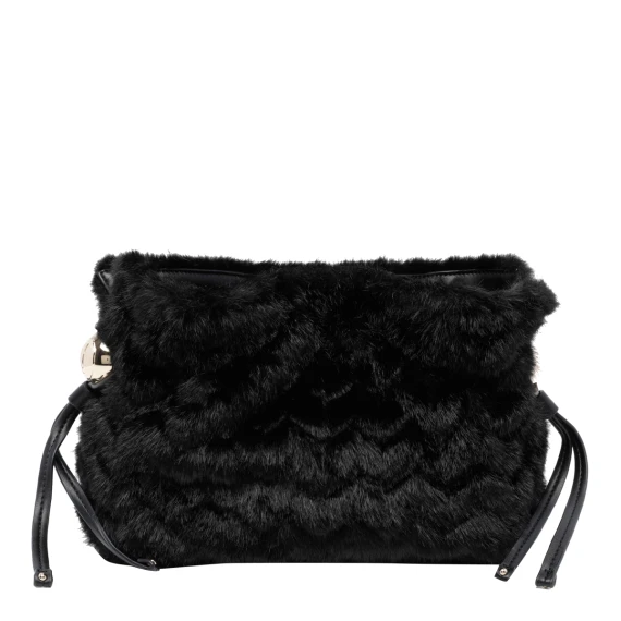 Borsa a spalla nera Riccy