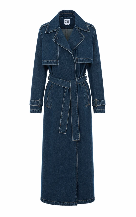 Denim Trench Coat