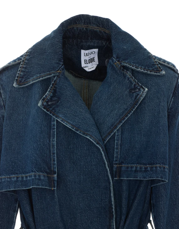 Denim Trench Coat