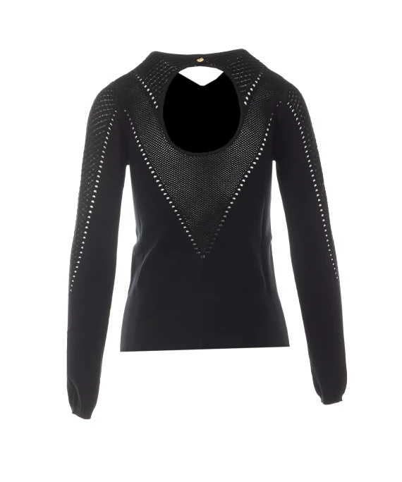 Cut-Out Sweater