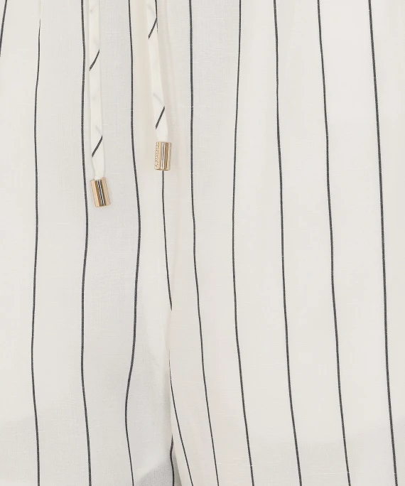 White and Black Pants