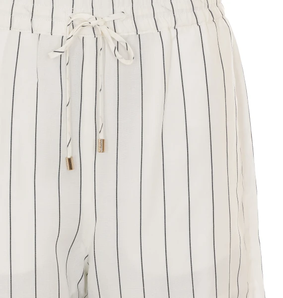 White and Black Pants