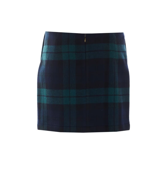 Check Mini Skirt