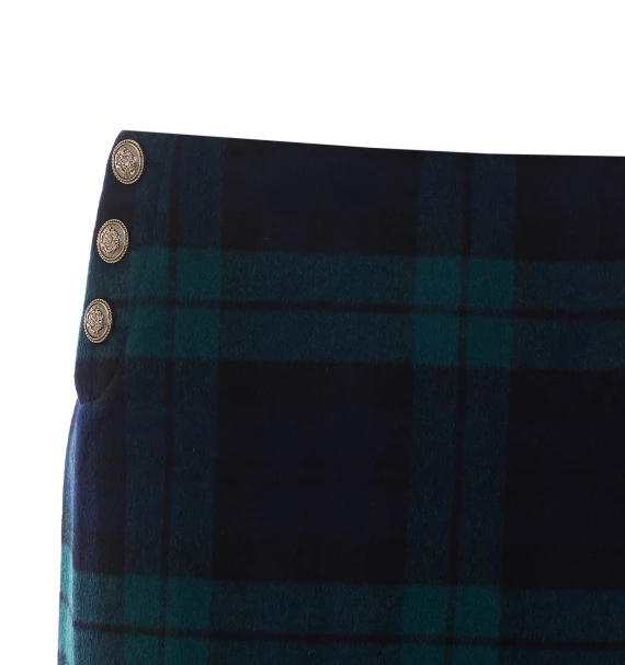 Check Mini Skirt