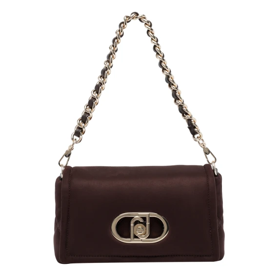 Borsa a tracolla La Puffy marrone scuro