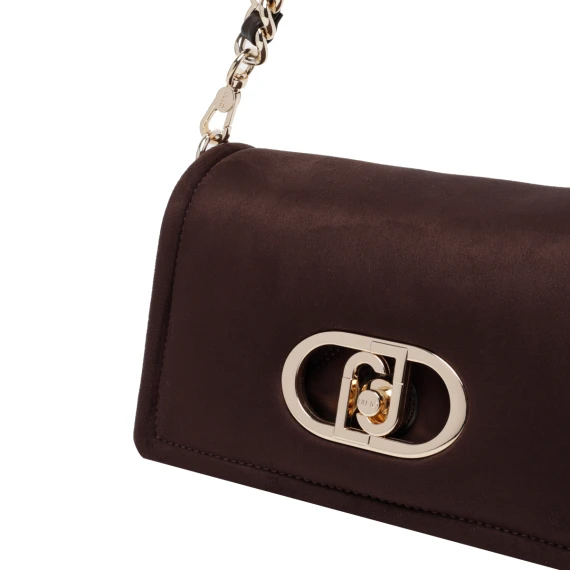 Dark brown La Puffy shoulder bag Liu Jo