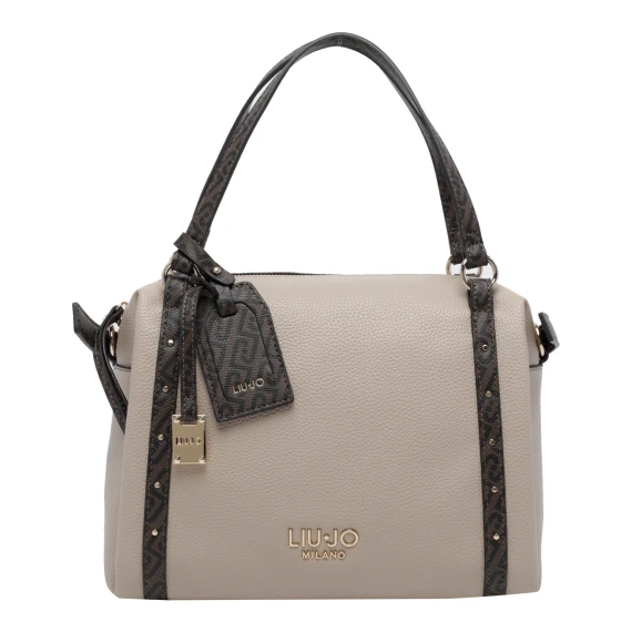Beige Boston Bag Liu Jo