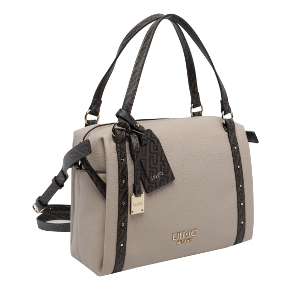 Beige Boston Bag Liu Jo
