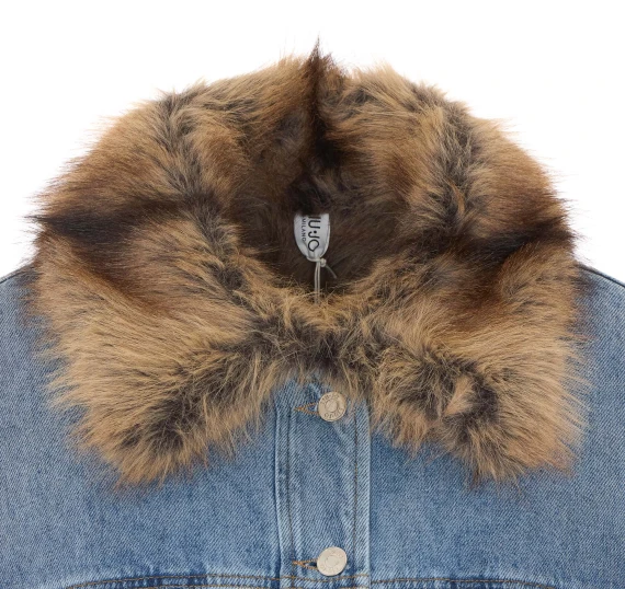 Blue sleeveless denim jacket Liu Jo