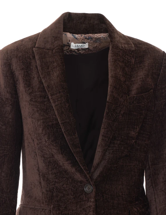 Dark brown blazer Liu Jo