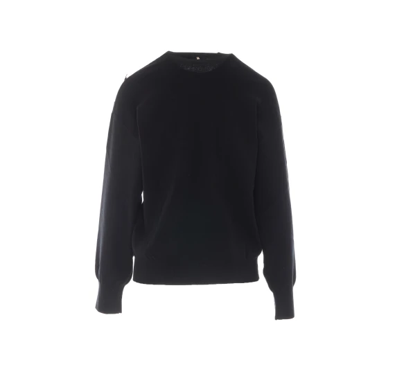 Maglione nero girocollo Liu Jo