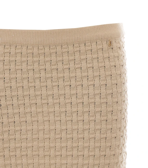 Beige knitted skirt Liu Jo