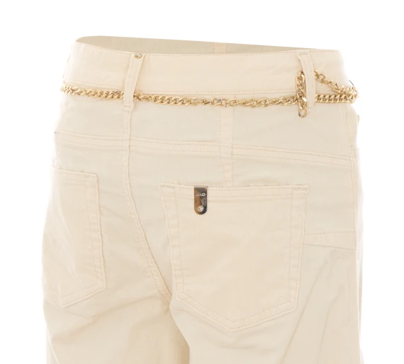 Cream wide-leg jeans Liu Jo