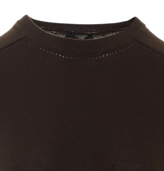 Brown virgin wool sweater Liu Jo