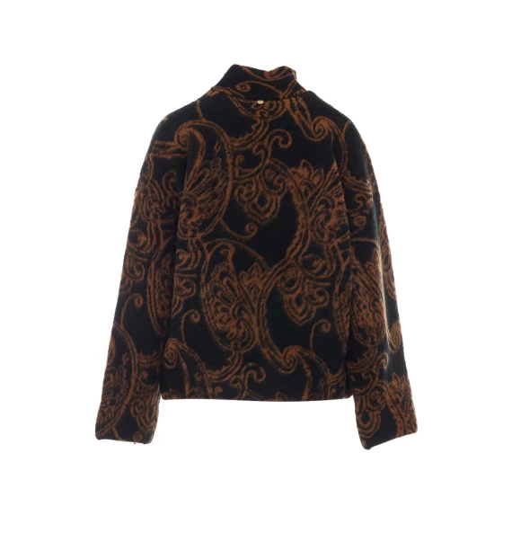 Paisley Print Bomber Liu Jo