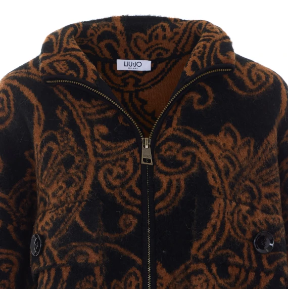 Paisley Print Bomber Liu Jo