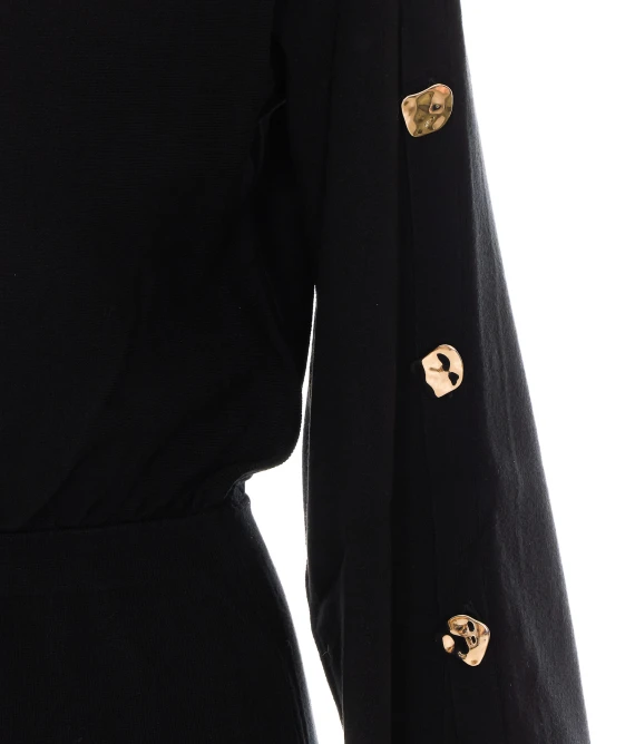 Black knitted short dress Liu Jo