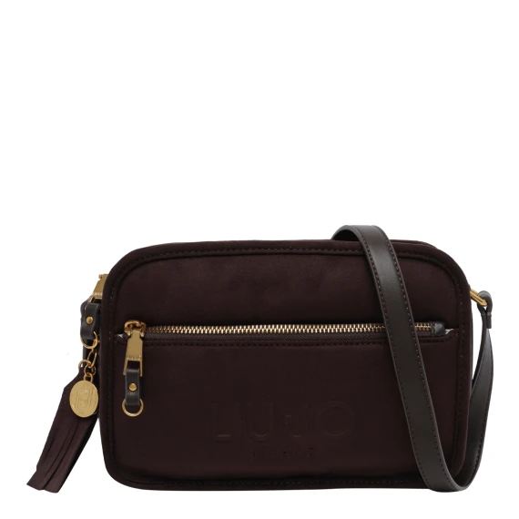 Borsa a tracolla marrone scuro