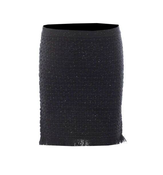 Black knitted mini skirt Liu Jo