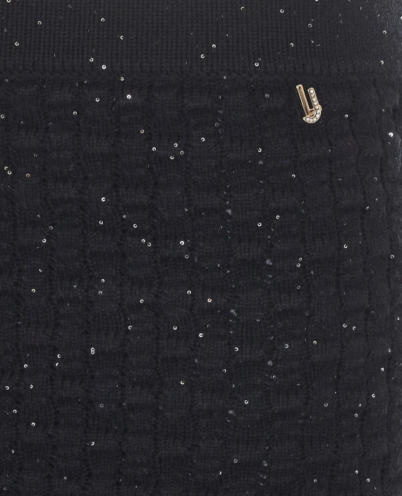 Black knitted mini skirt Liu Jo