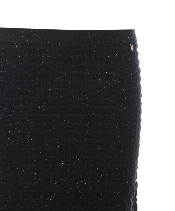 Black knitted mini skirt Liu Jo