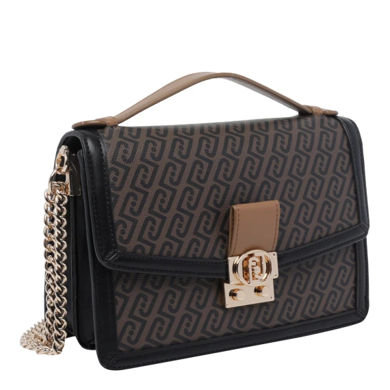 Dark brown shoulder bag Liu Jo