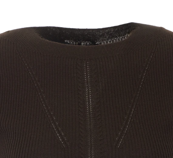 Dark brown long-sleeved top Liu Jo