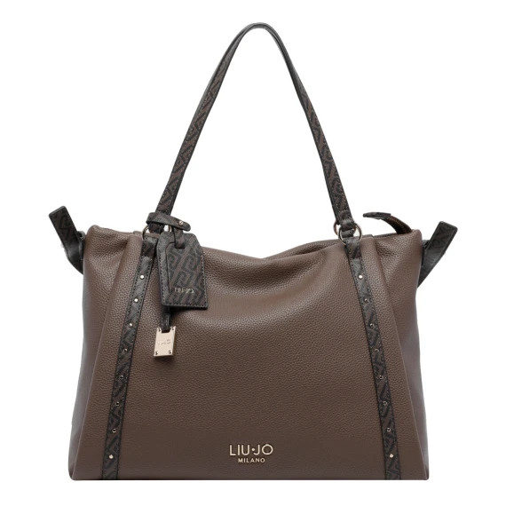 Borsa tote marrone