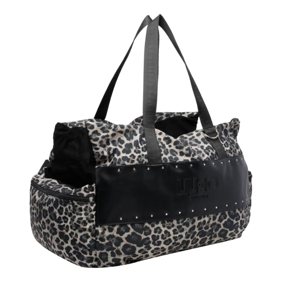 Leopard print pet carrier bag Liu Jo