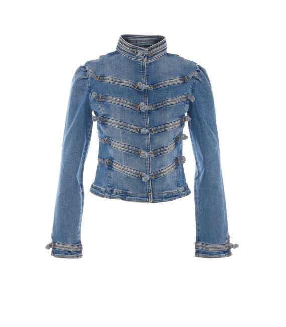 Giacca in denim blu Liu Jo