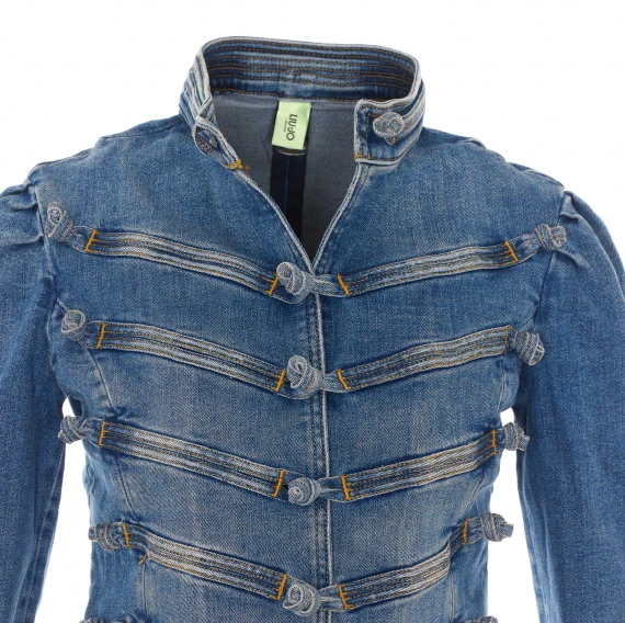 Giacca in denim blu Liu Jo
