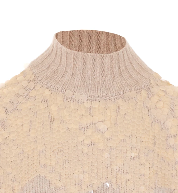 Light pink sequined sweater Liu Jo