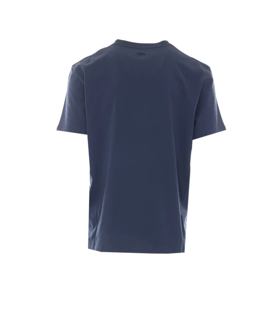 T-shirt blu scuro ricamata Loewe