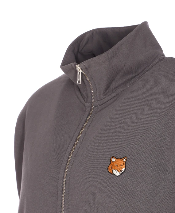 FOX HEAD ZIPPED SWEATSHIRT