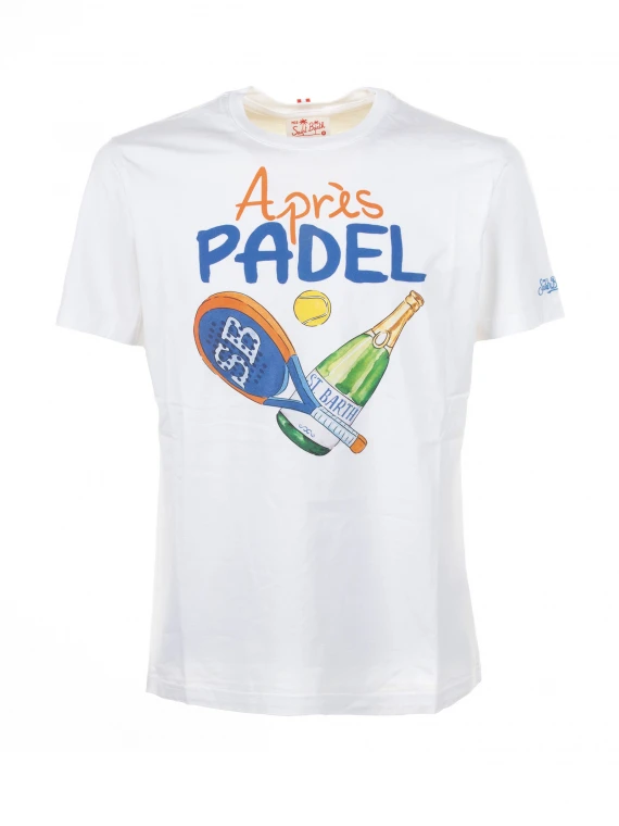 T-shirt uomo Apres Padel bianca